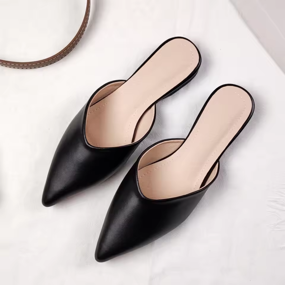 pointed mules shoes